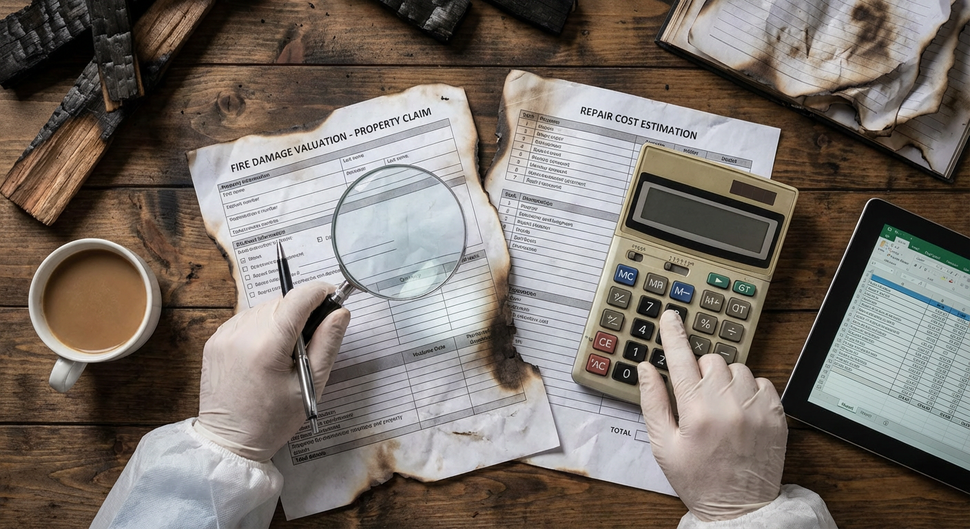 Calcul indemnisation sinistre : evaluation des dommages