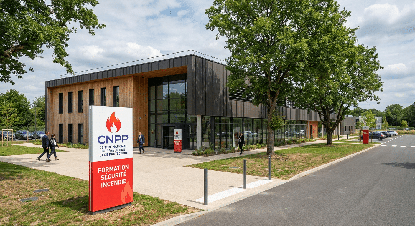 Centre de formation CNPP, campus professionnel de securite incendie