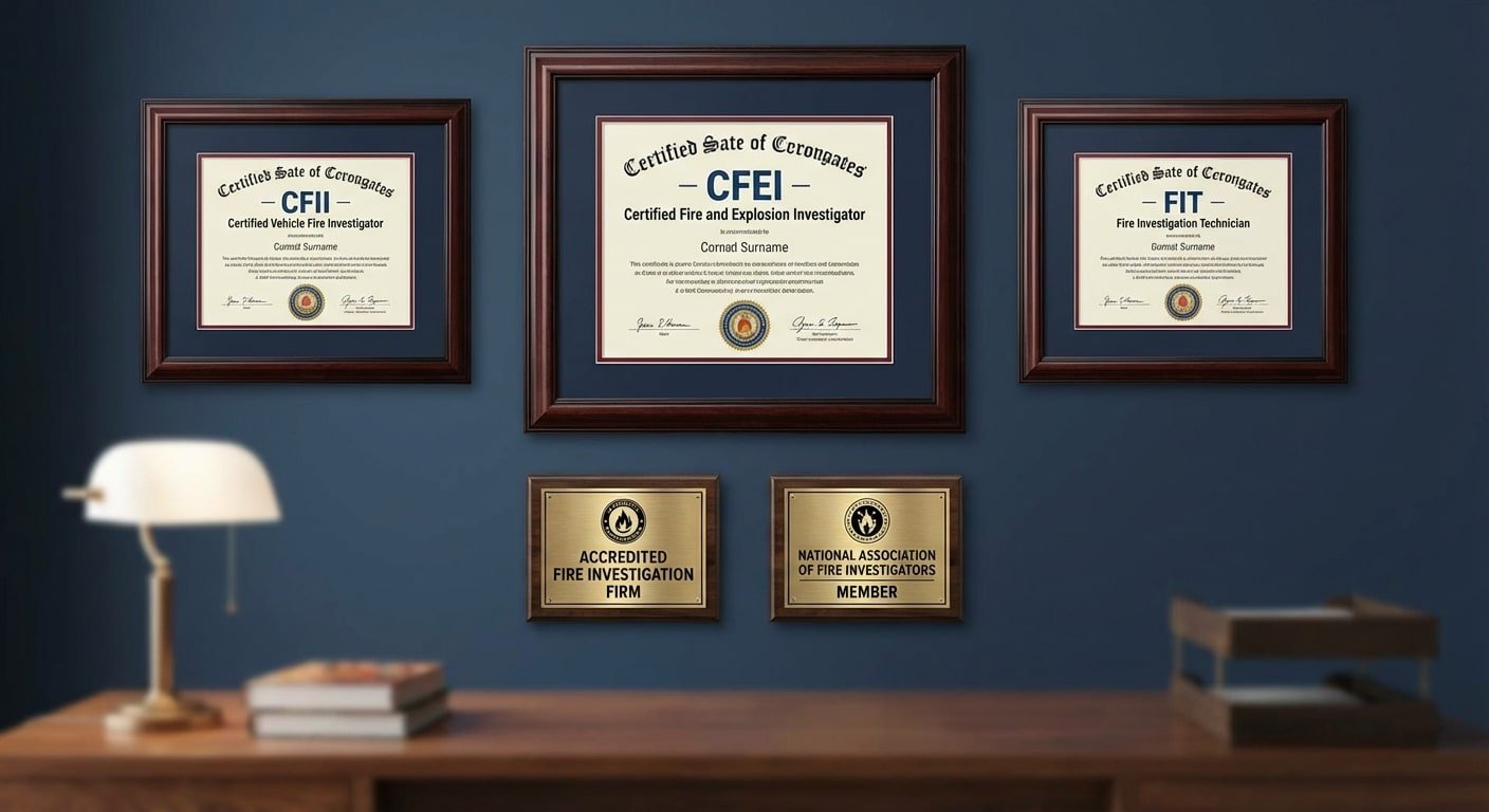 Certifications professionnelles CFEI CFII FIT affichées