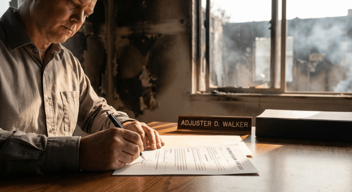 Declaration de sinistre incendie aupres de son assurance