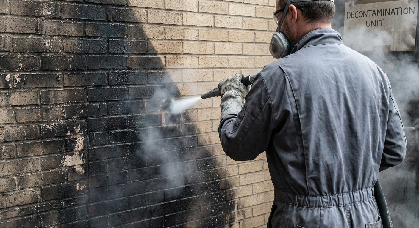 Decontamination fumee et suie - nettoyage Fire Forensic