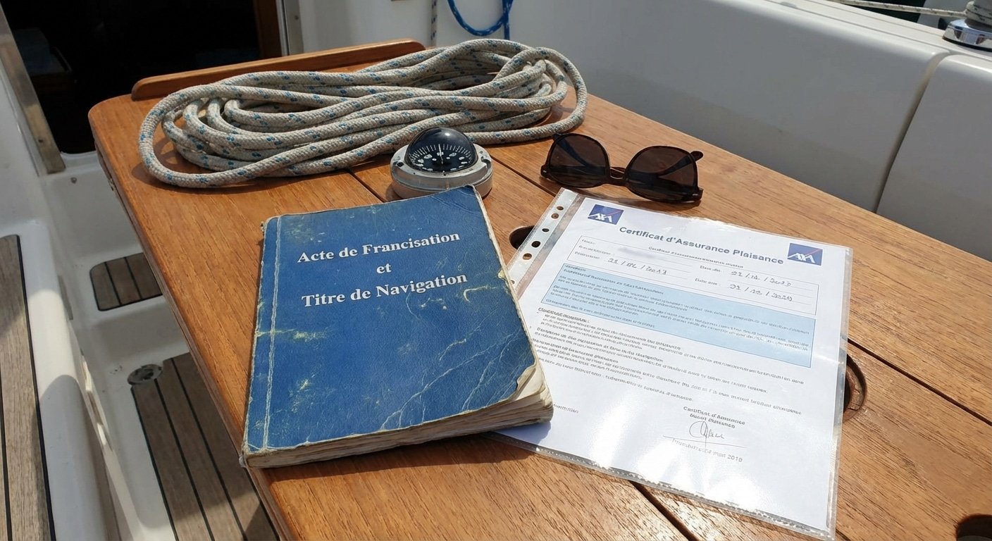 Document d immatriculation maritime et attestation d assurance bateau de plaisance