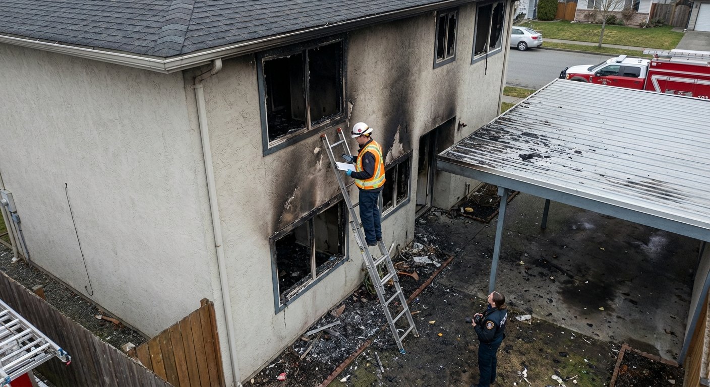 Evaluation dommages incendie habitation par expert certifie