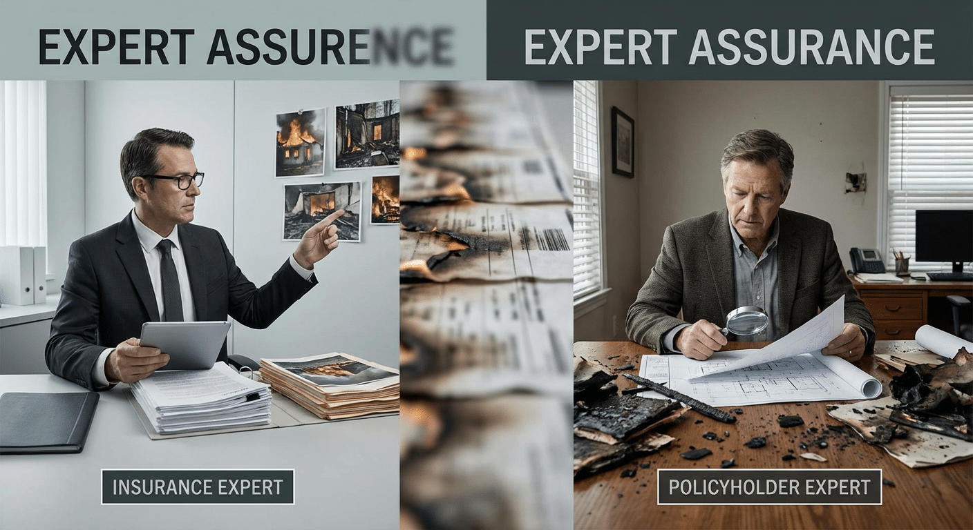 Expert d'assure vs expert d'assurance - Fire Forensic