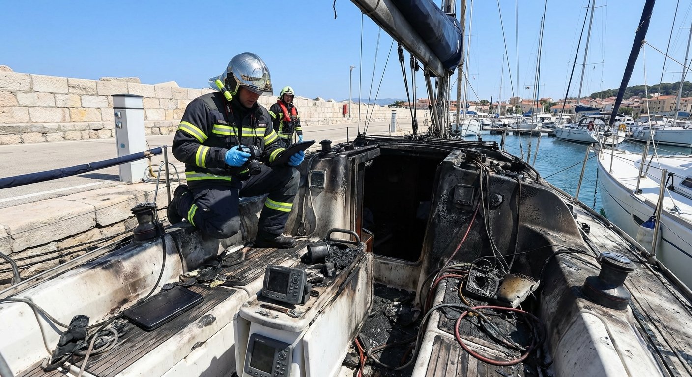 Expertise incendie bateau - investigation maritime Fire Forensic