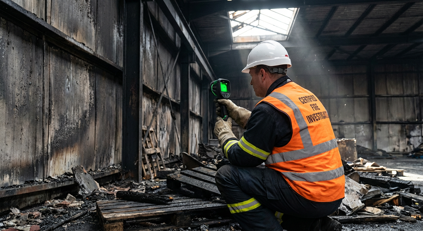 Expertise incendie entreprise - expert certifie Fire Forensic