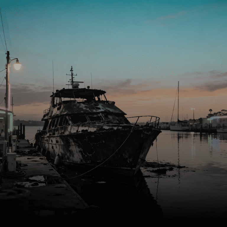 Expertise maritime incendie à La Rochelle, Charente-Maritime, par cabinet Fire Forensic affilié F.I.E.M.