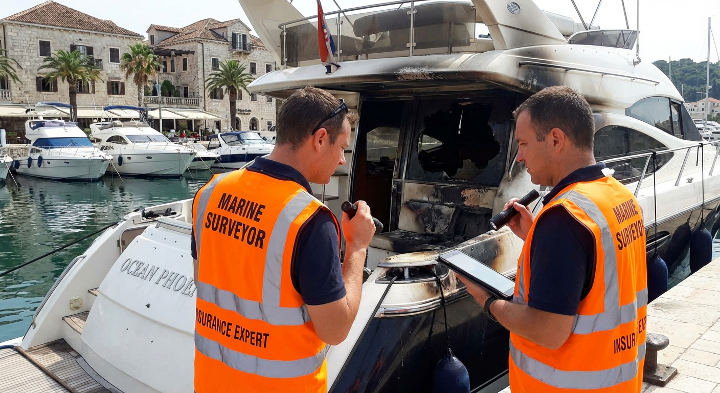 Expertise sinistre bateau de plaisance en Mediterranee