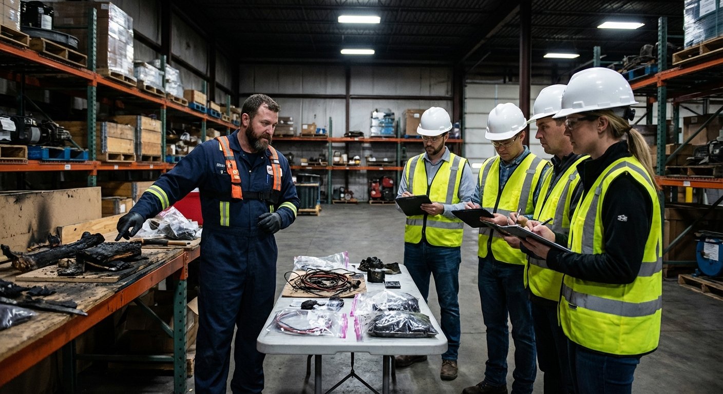 Formation investigation incendie entreprise - Fire Forensic