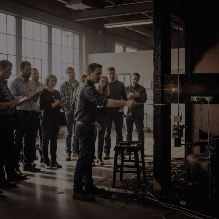Formation RCCI et expertise judiciaire incendie dispensée par Fire Forensic certifié CFEI