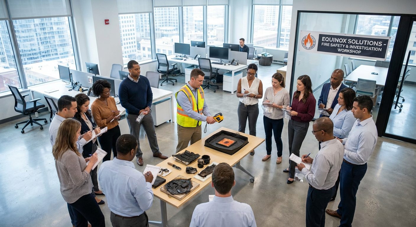 Formation securite incendie en entreprise avec instructeur