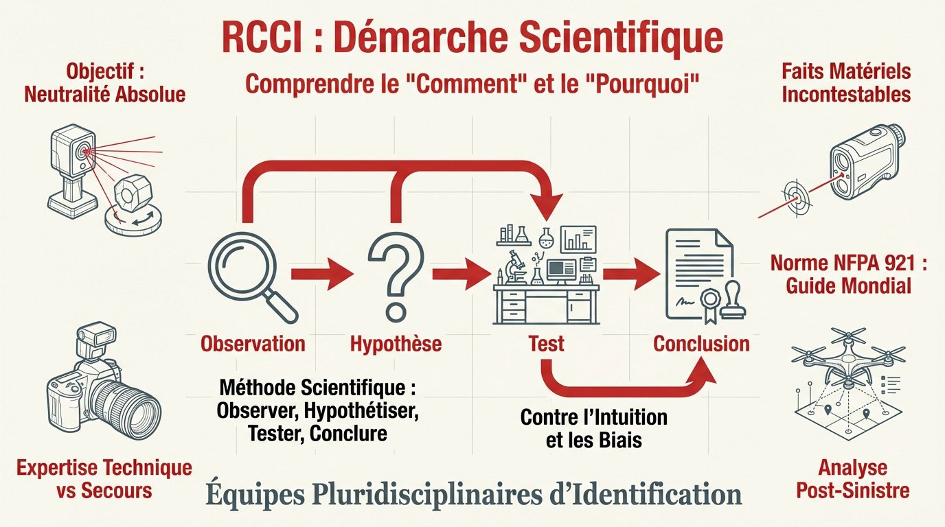 Infographie sur la démarche scientifique RCCI