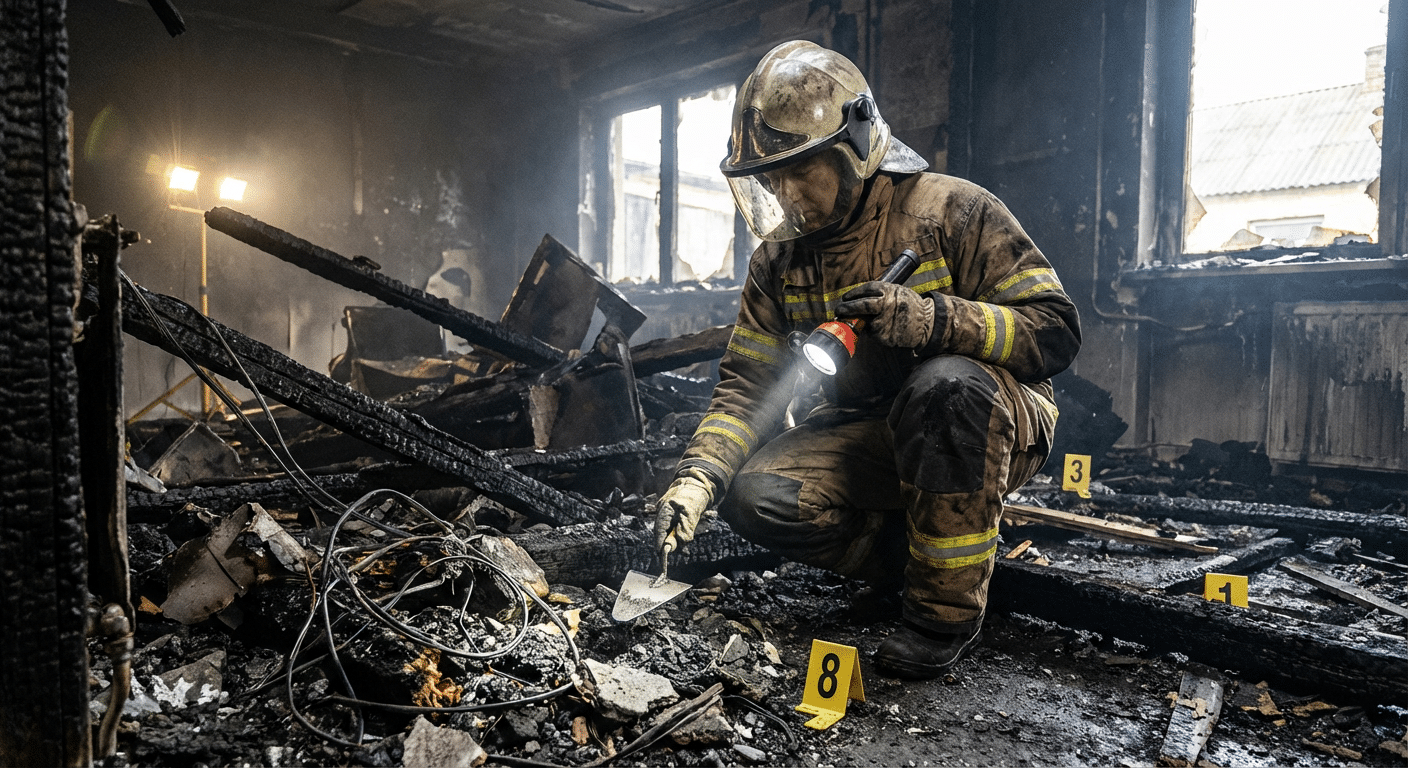 RCCI incendie - expert recherche causes et circonstances du feu