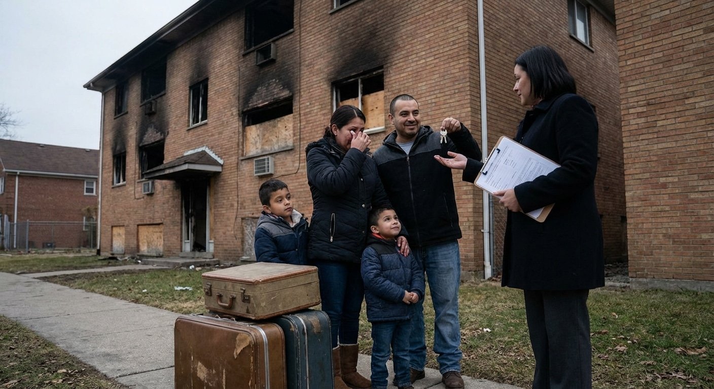 Relogement apres incendie