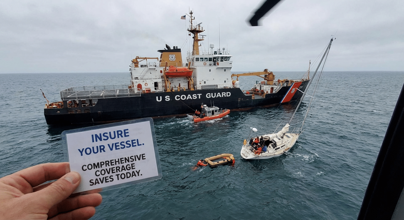 Operation de sauvetage en mer par les garde-cotes importance de l assurance bateau