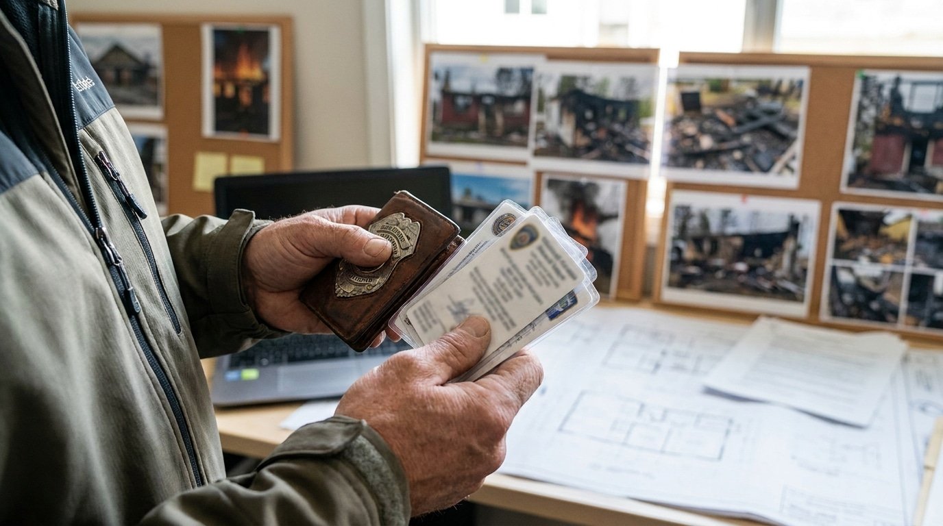 Vérification des documents de certification d'un expert incendie avant mandat